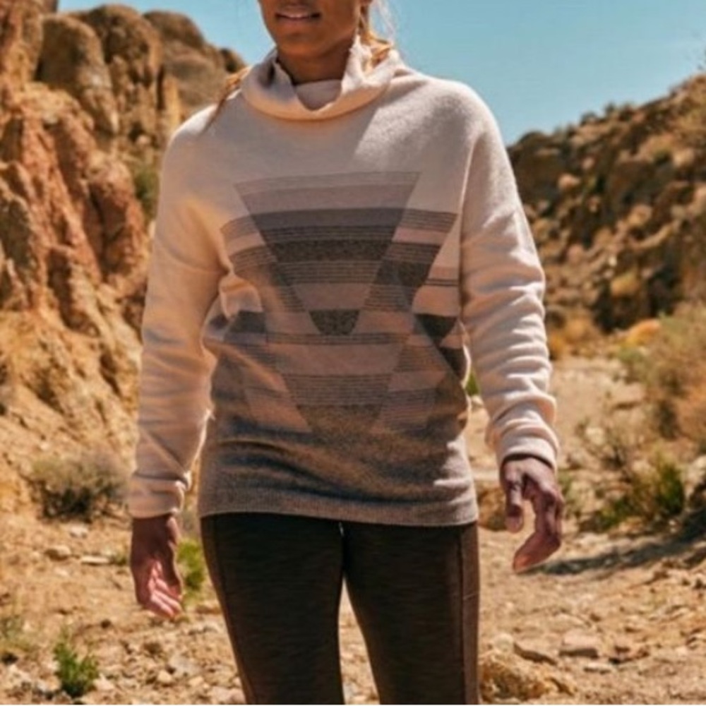 Prana frosted pine southwest sweater